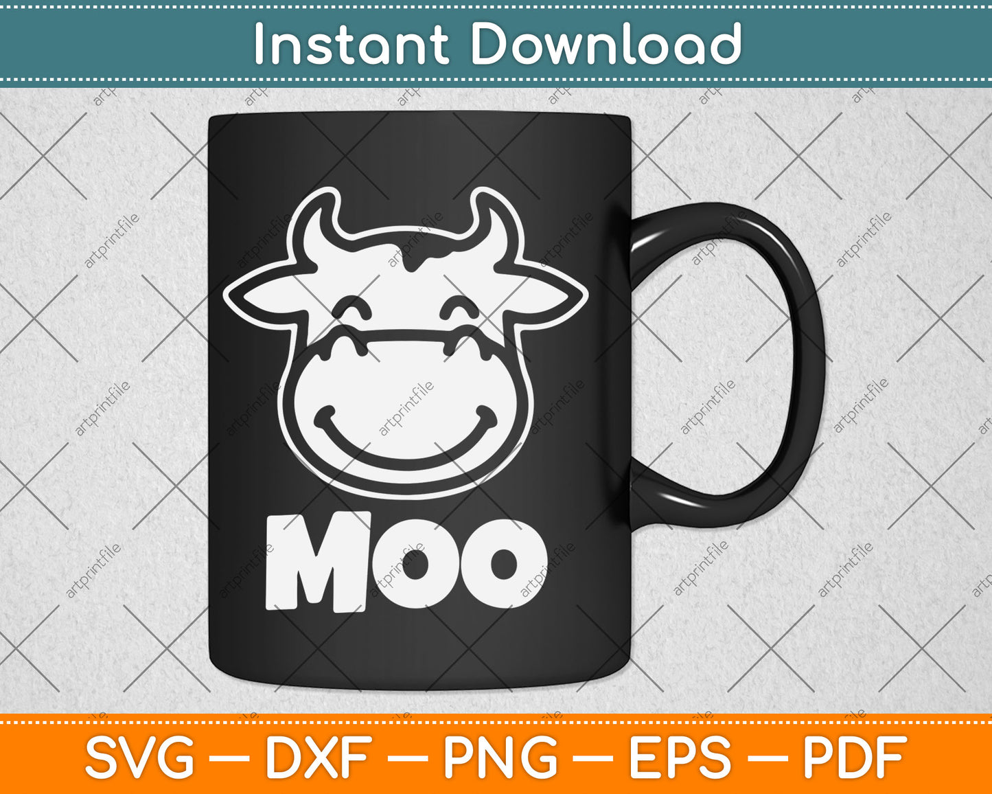 Moo Cows Cow Lover Kids Cow Svg Digital Cutting File