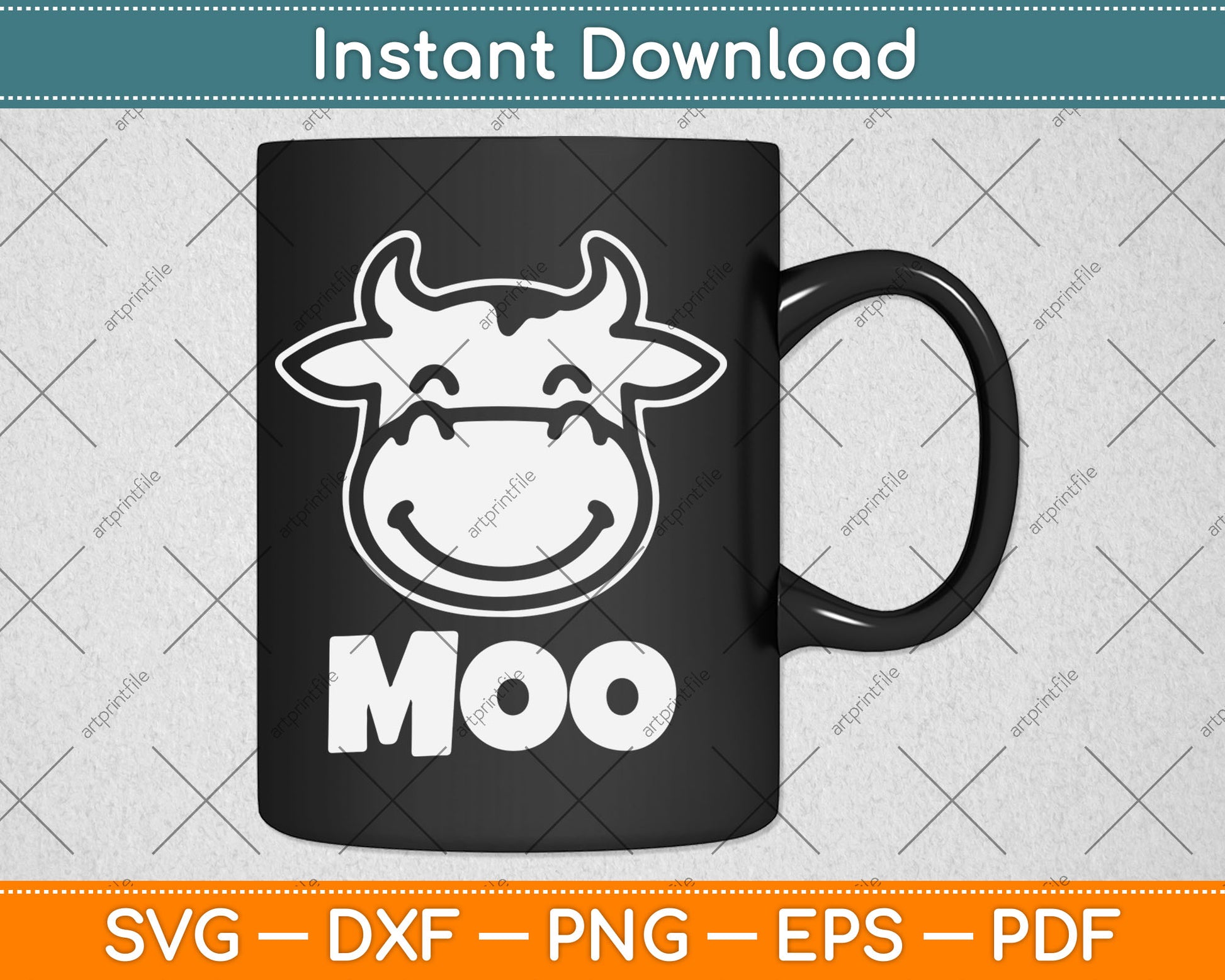 Moo Cows Cow Lover Kids Cow Svg Digital Cutting File