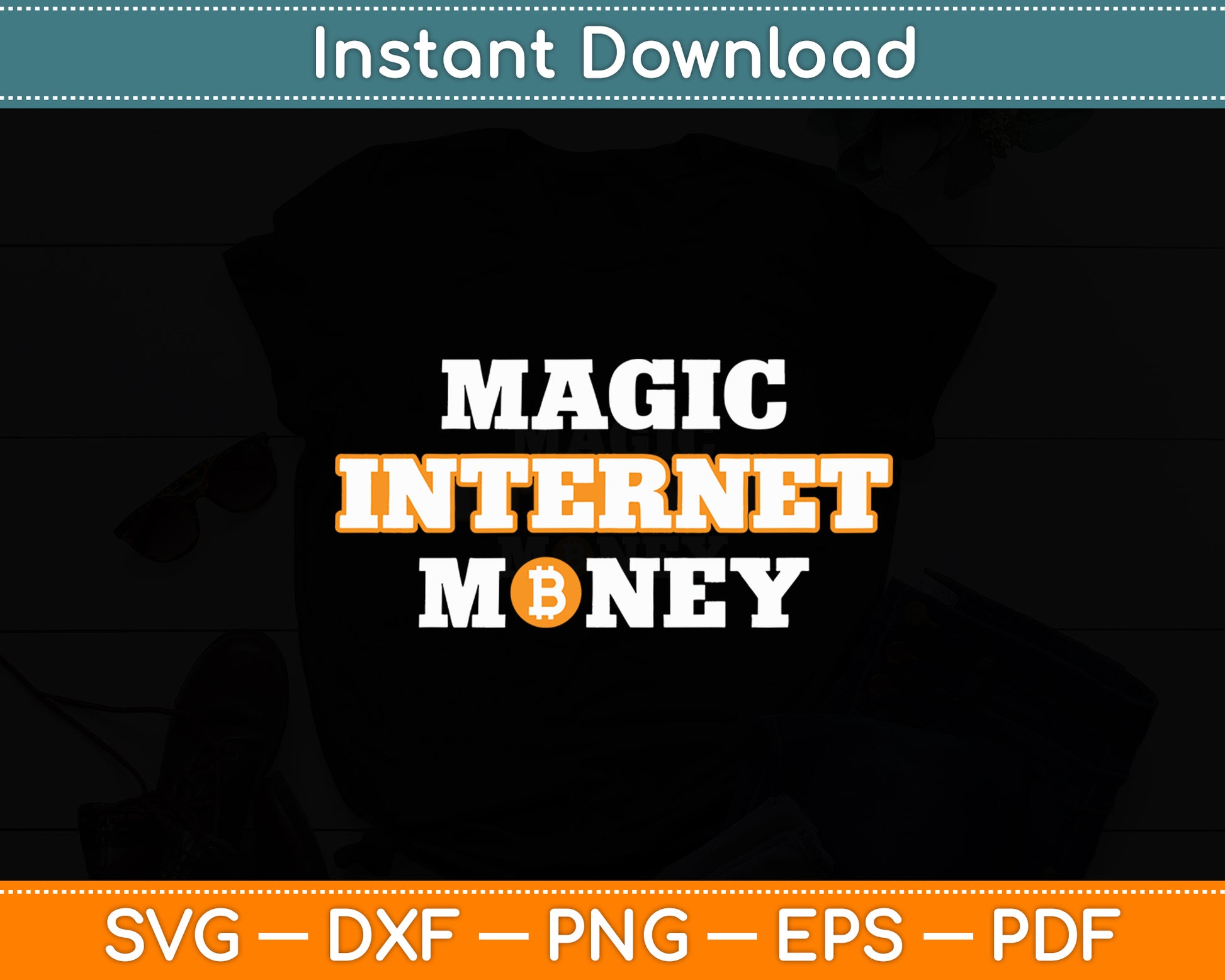 Magic Internet Money BTC Bitcoin Crypto Cryptocurrency Svg File –  artprintfile