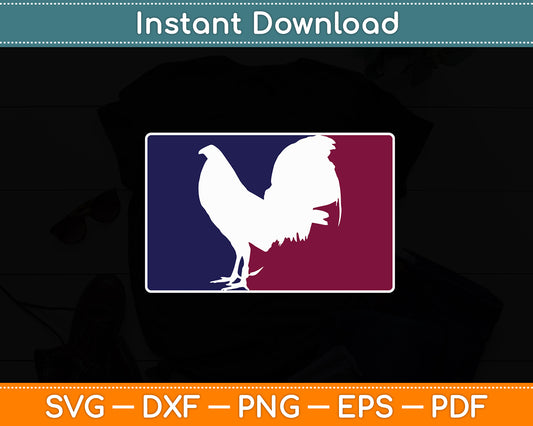 Major League Cock Fight Cock Fight Svg Png Dxf Digital Cutting File