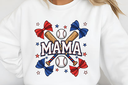 Baseball Mama PNG, Baseball Mom PNG, Baseball Season PNG, Sports Mama Design, Game Day PNG,