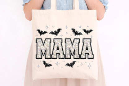 Mama Halloween Rhinestone PNG