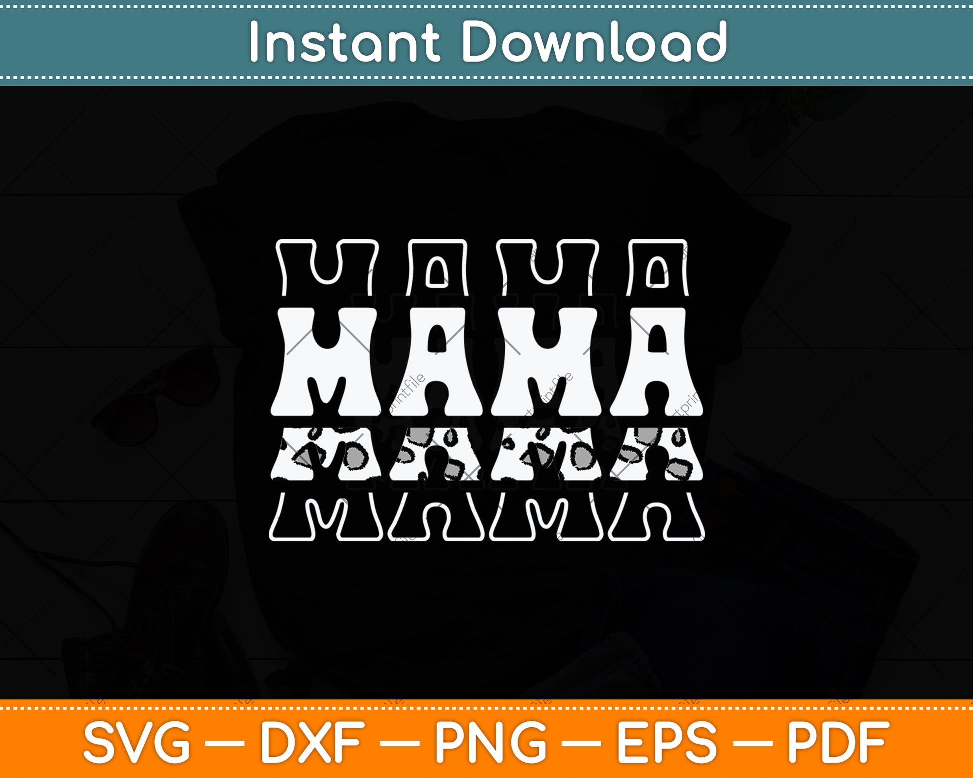 Mama Funny Mothers Day Svg Digital Cutting File