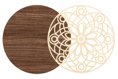 Mandala Round Laser Cut SVG