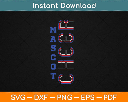 Mascot Cheer Retro-inspired Svg Digital Cutting File