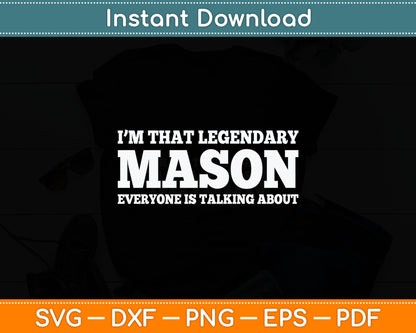 Mason Personal Name Funny Mason Svg Digital Cutting File