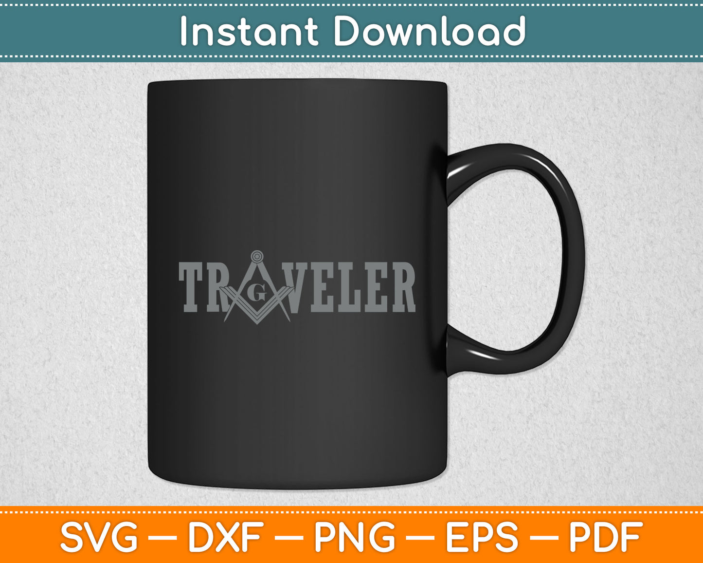 Mason Traveler Freemason Svg Digital Cutting File