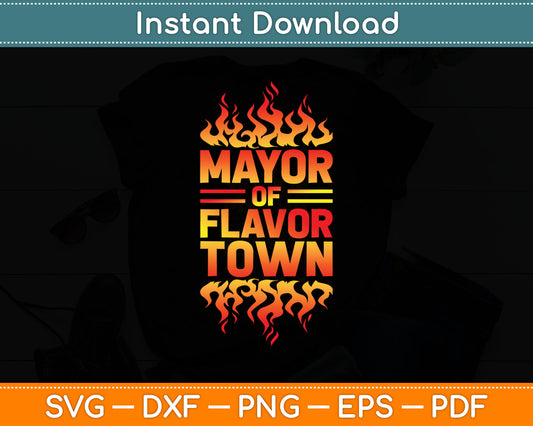 Mayor of Flavortown Svg Digital Cutting File