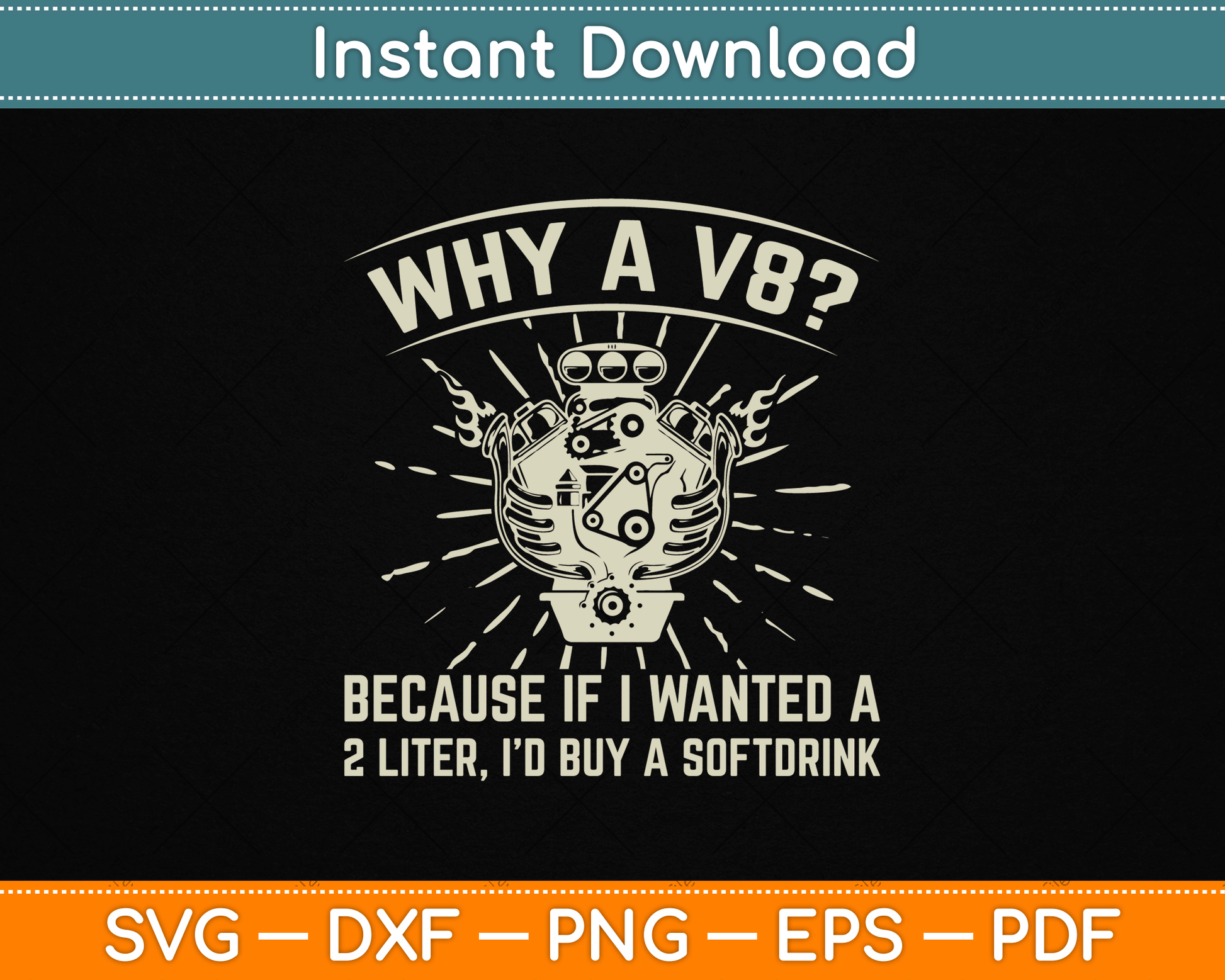 Mechanic Car Guy Car Tuning Muscle Car SVG Digital Cutting File