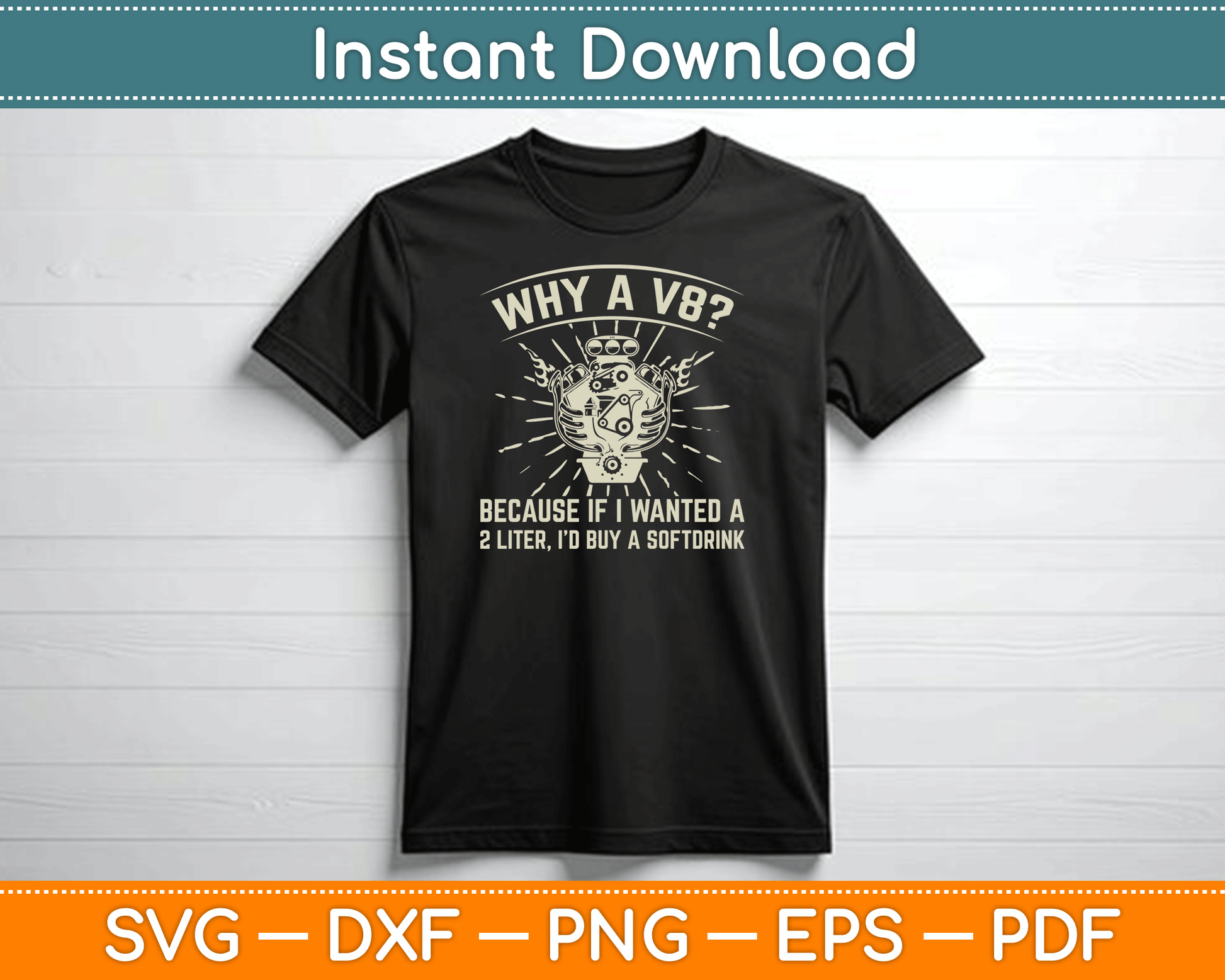 Mechanic Car Guy Car Tuning Muscle Car SVG Digital Cutting File