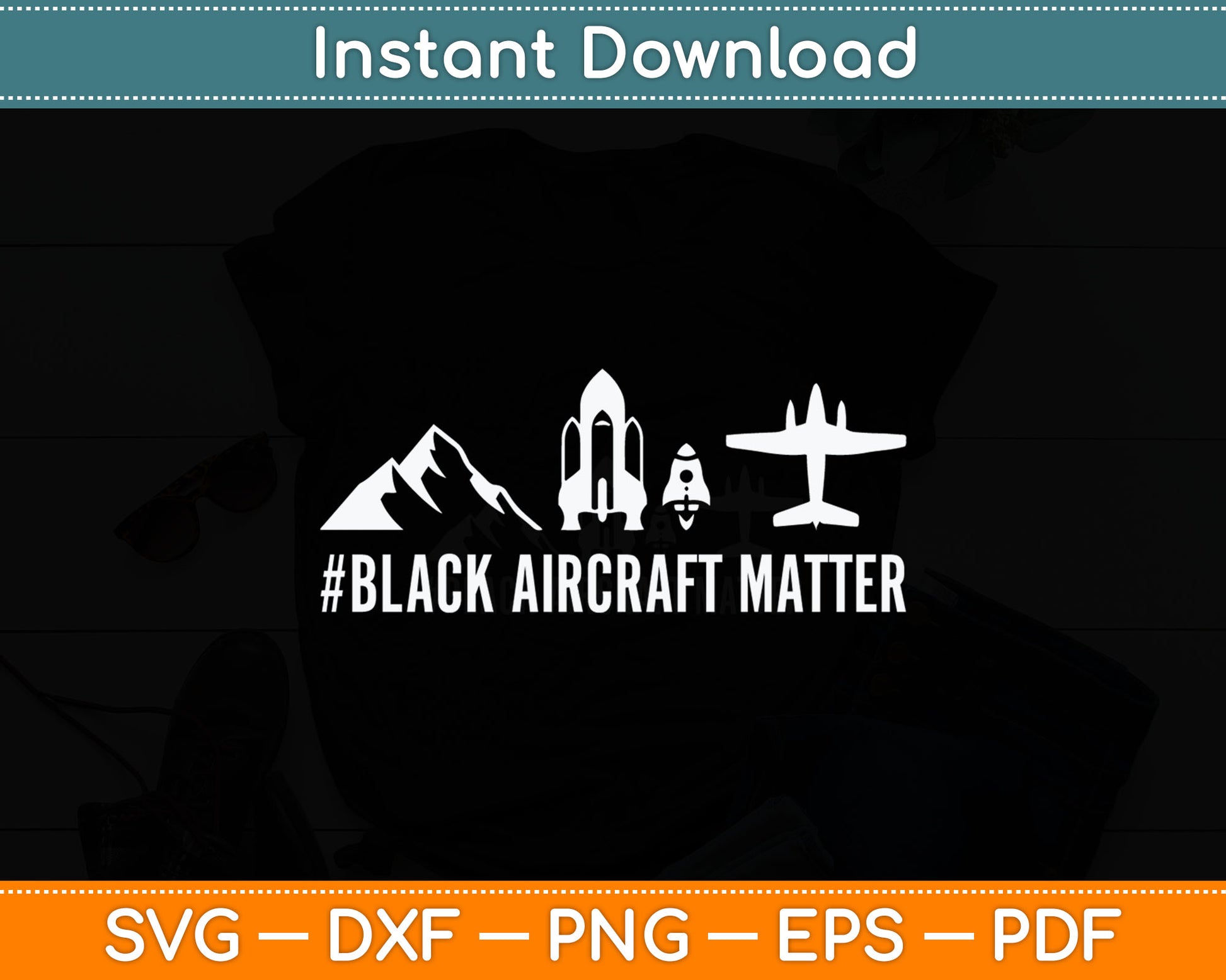 Mechanic Gift- Black Aircraft Matter For Aircraft Mechanic Svg Digital Cutting File