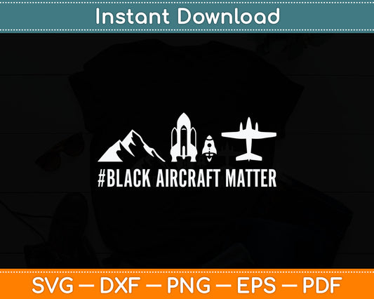 Mechanic Gift- Black Aircraft Matter For Aircraft Mechanic Svg Digital Cutting File