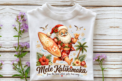 Mele Kalikimaka Hawaii Christmas PNG