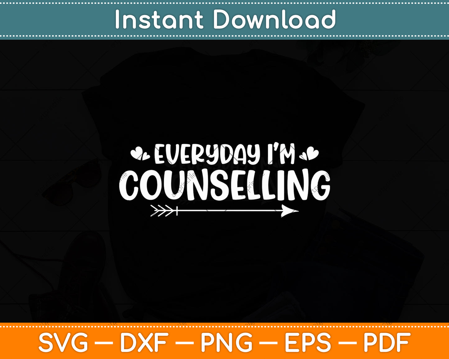 Mental Health Counseling Everyday - Mental Counselor Svg Digital Cutting File