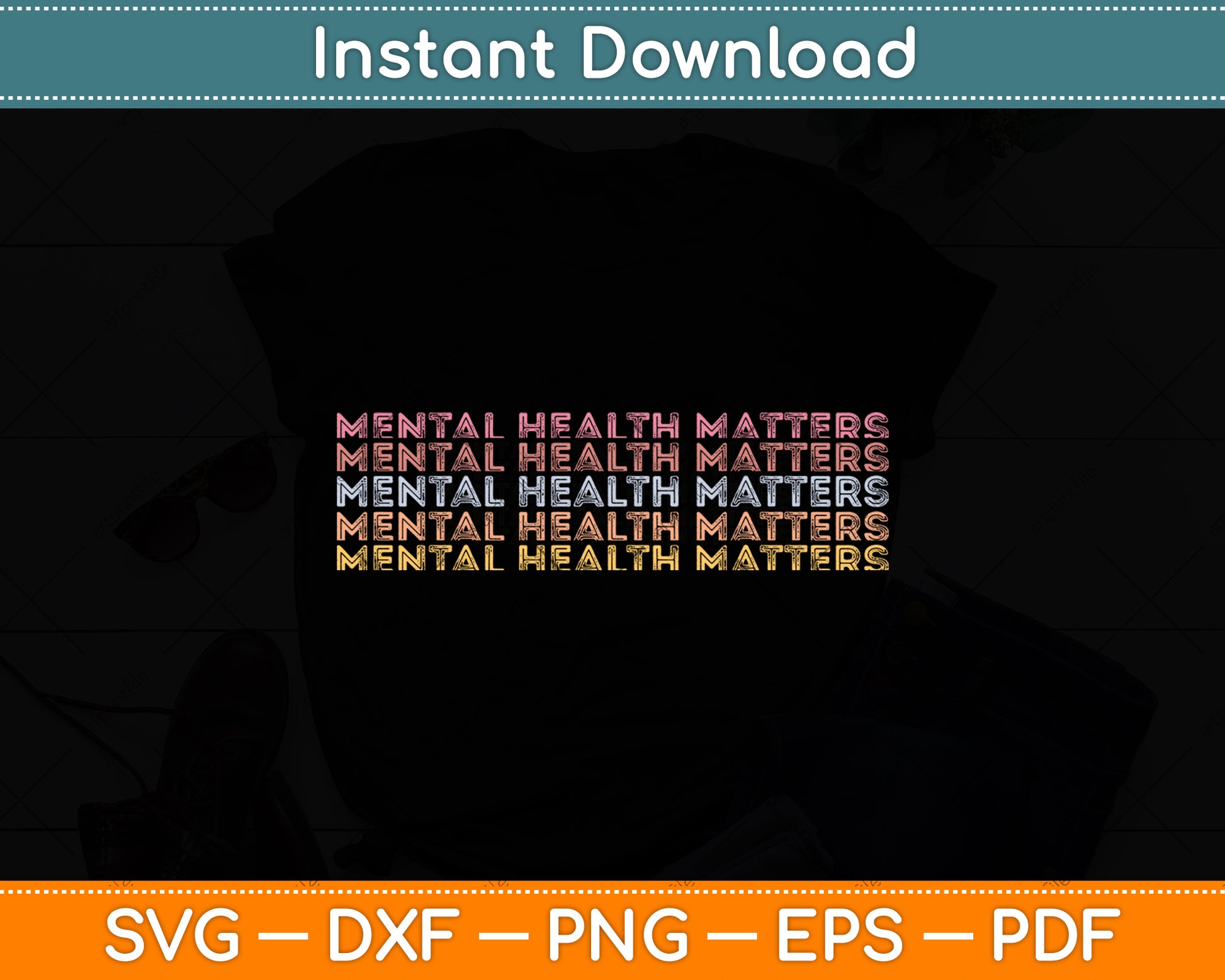 Mental Health Matters Therapist Psychologist Svg Digital Cutting File