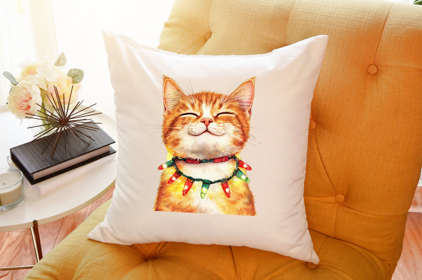 Meowy Christmas Cat Clipart Cute Holiday PNG Bundle