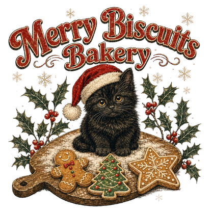 Merry Biscuits Bakery Christmas PNG