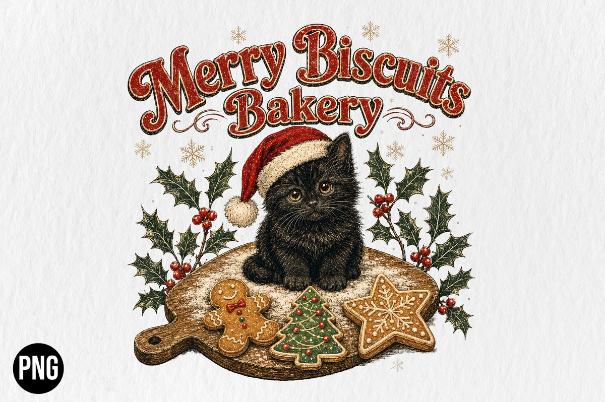 Merry Biscuits Bakery Christmas PNG