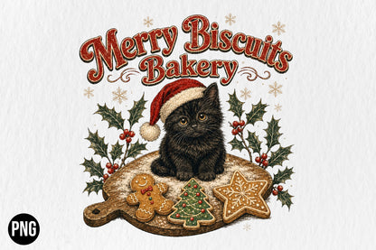 Merry Biscuits Bakery Christmas PNG