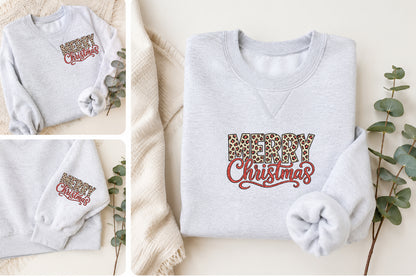 Merry Christmas Embroidery Design