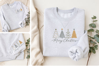 Merry Christmas Embroidery Design