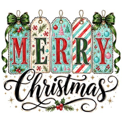 Merry Christmas Gift Tag PNG