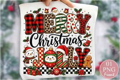 Merry Christmas Jolly Christmas PNG Vintage Holiday Design