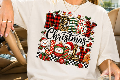 Merry Christmas Jolly Christmas PNG Vintage Holiday Design