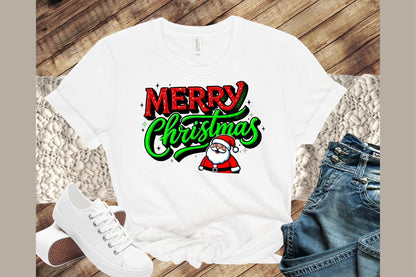 Merry Christmas Glitter PNG