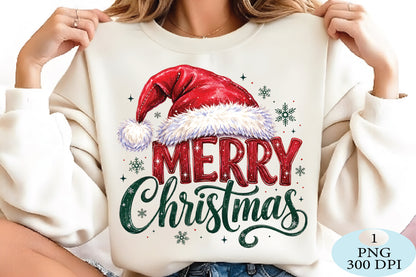 Merry Christmas Santa Hat PNG