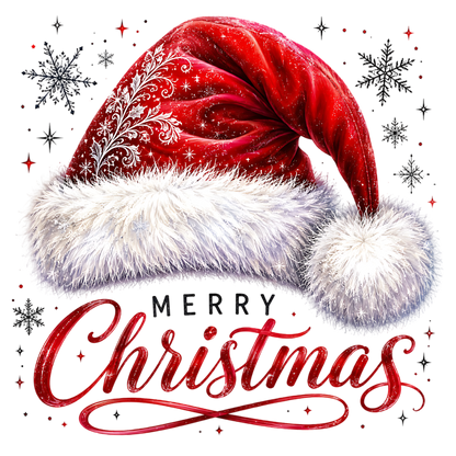Merry Christmas Santa Hat PNG