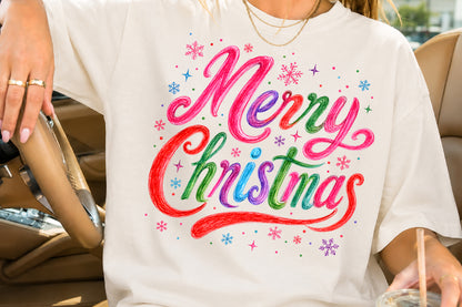 Merry Christmas Tree PNG Sublimation