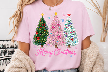 Merry Christmas Tree PNG Sublimation