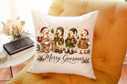 Merry Goosmas Christmas Goose PNG