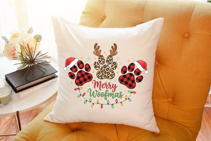 Merry Woofmas Christmas Dog PNG