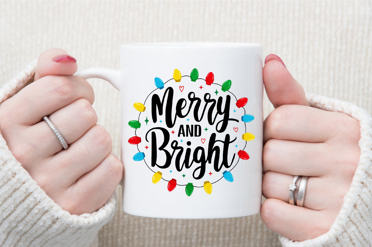 Merry and Bright Christmas PNG