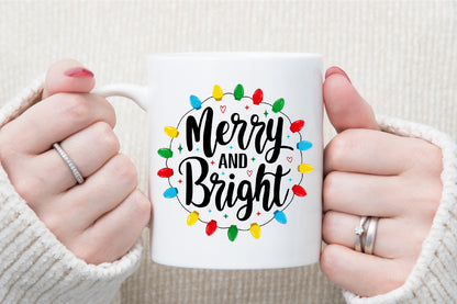 Merry and Bright Christmas PNG