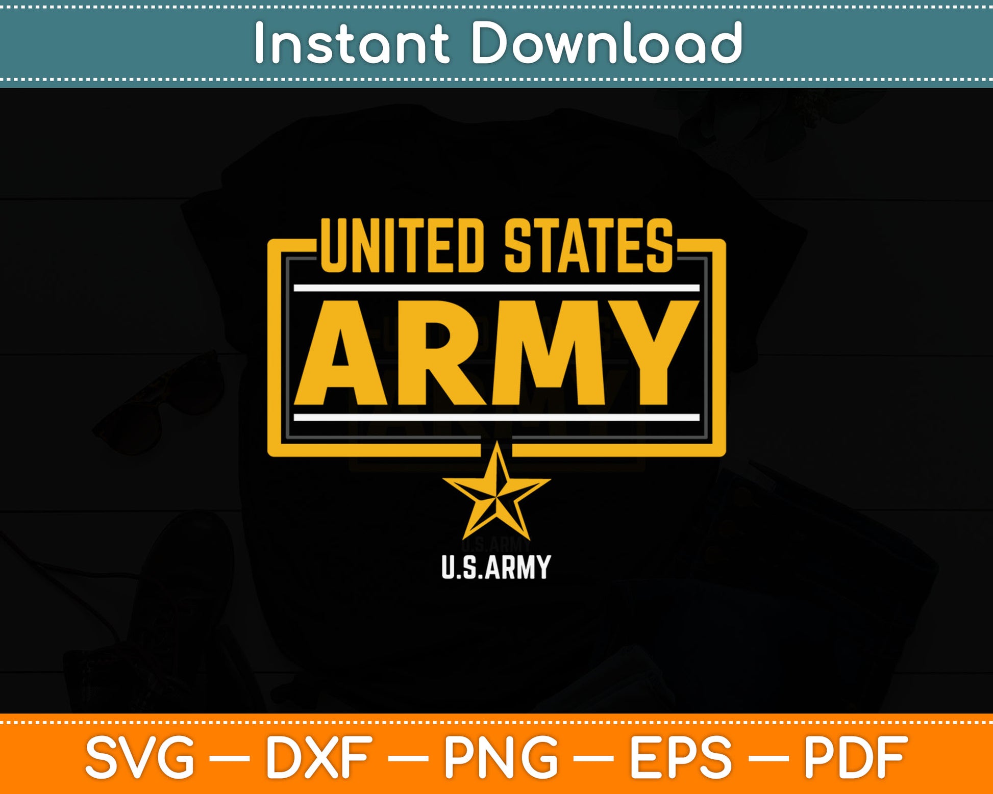 Military Army United States Svg Digital Cutting File
