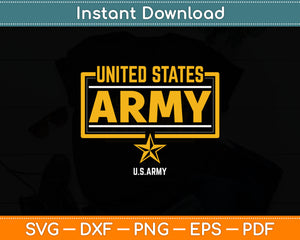 Military Army United States Svg Digital Cutting File