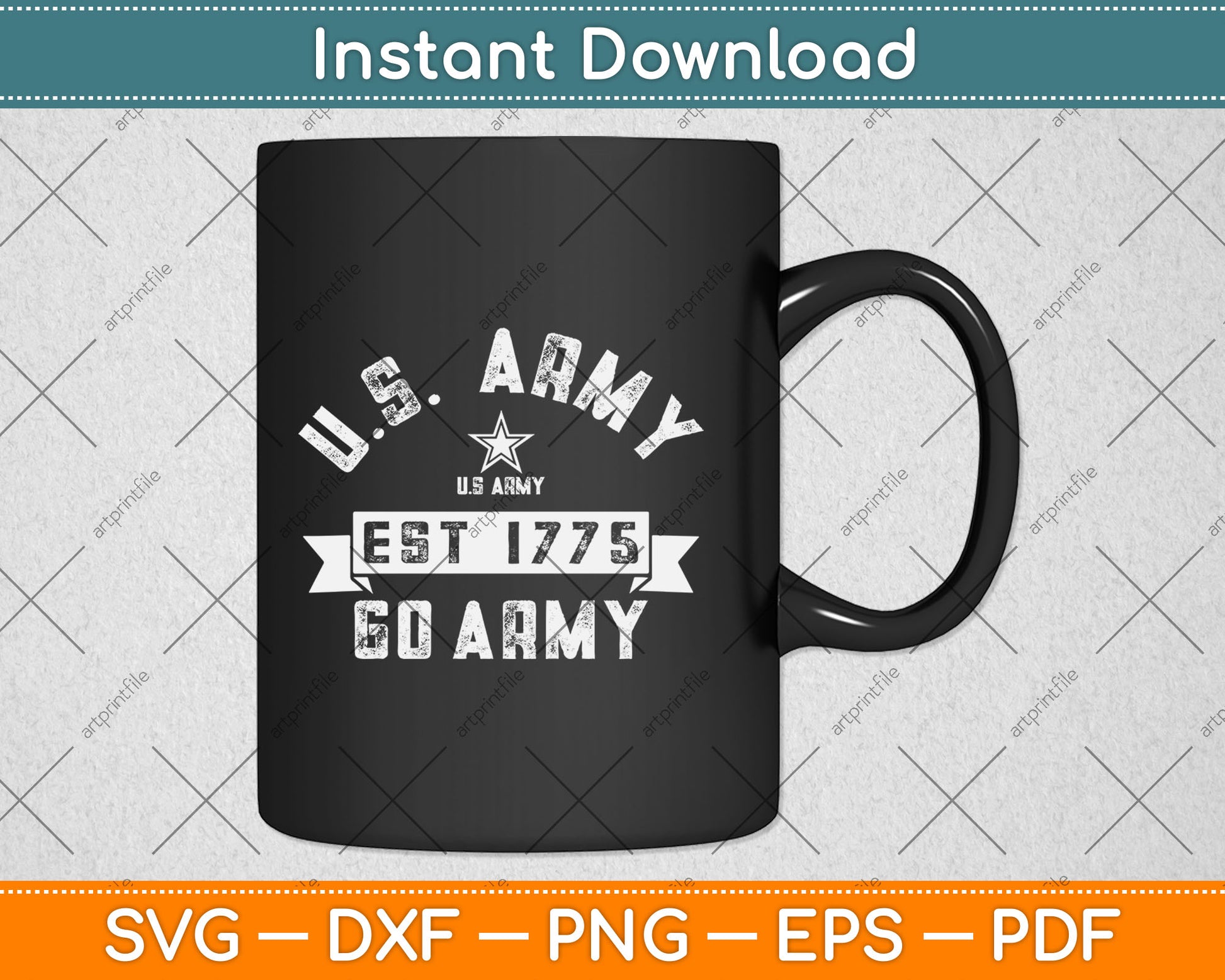 Military Army United States Vintage Svg Digital Cutting File