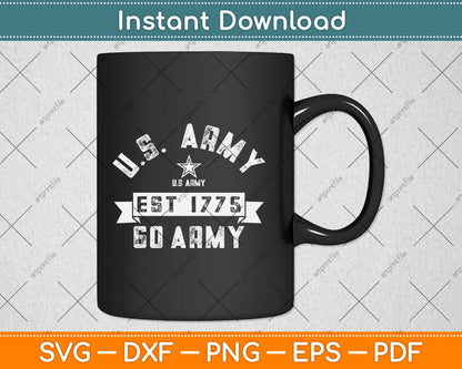 Military Army United States Vintage Svg Digital Cutting File