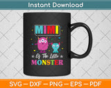 Mimi Of The Little Monster Svg Digital Cutting File