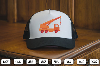 Mini Trucks Embroidery Bundle, Construction Vehicles Machine Embroidery Designs, Dump Truck Tractor Excavator Fire Truck Train Embroidery