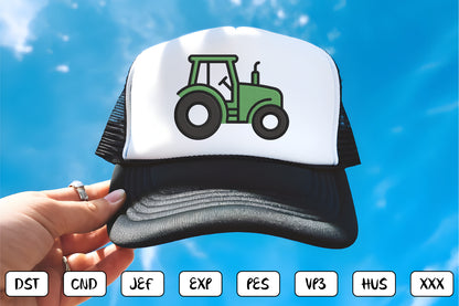 Mini Trucks Embroidery Bundle, Construction Vehicles Machine Embroidery Designs, Dump Truck Tractor Excavator Fire Truck Train Embroidery