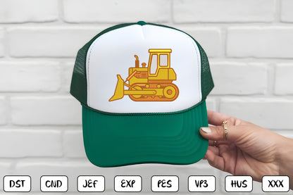Mini Trucks Embroidery Bundle, Construction Vehicles Machine Embroidery Designs, Dump Truck Tractor Excavator Fire Truck Train Embroidery