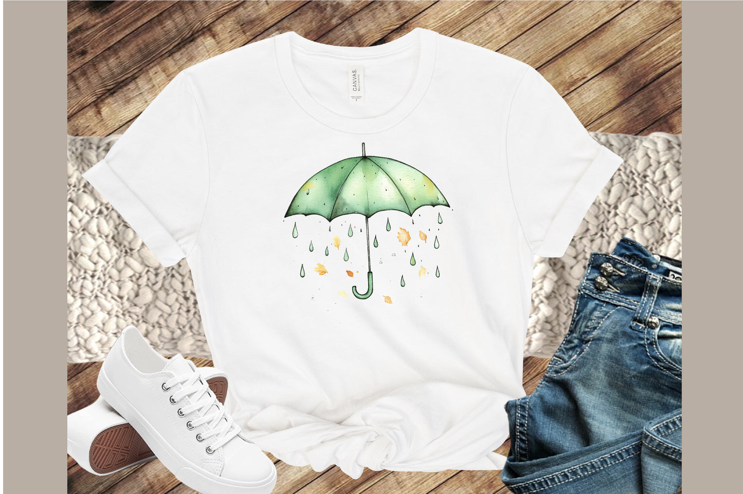 Mint Green Autumn PNG Bundle Fall Clipart Collection