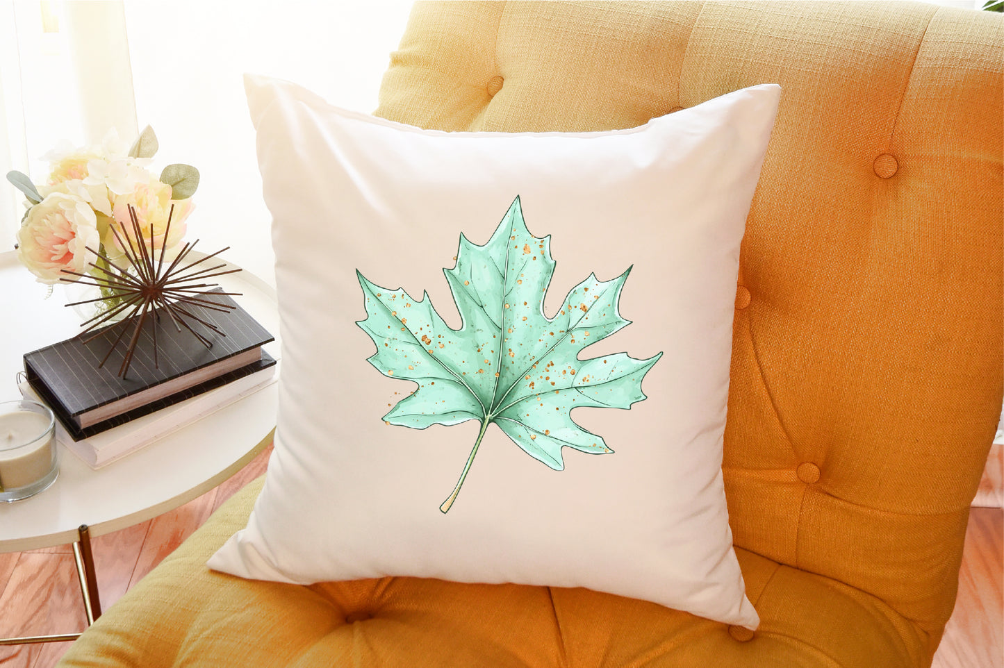 Mint Green Autumn PNG Bundle Fall Clipart Collection