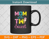 Mom Of The Two Sweet Birthday Girl Ice Cream Svg Digital Cutting File