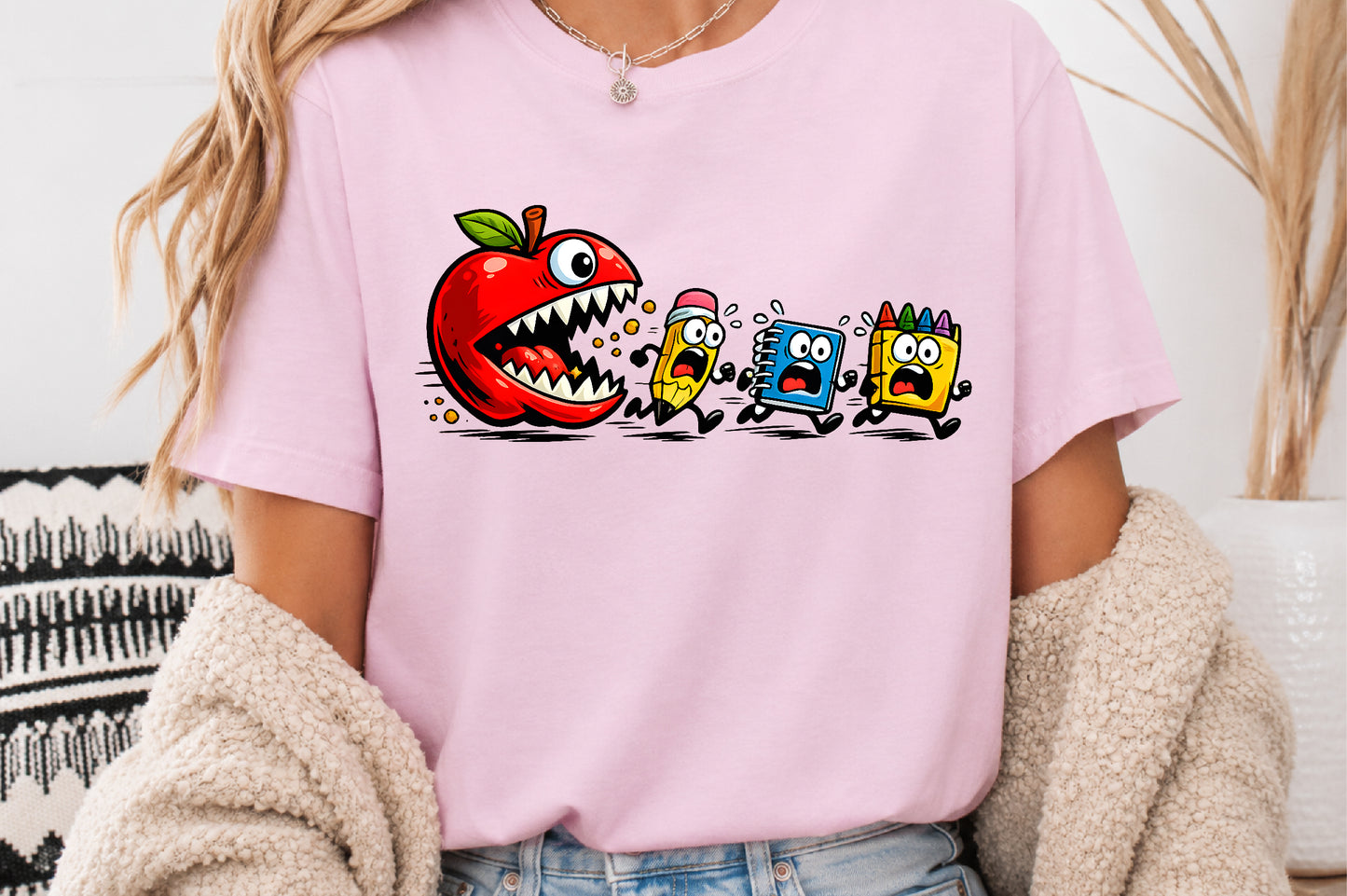 Monster School Bus PNG Funny Back to School Sublimation