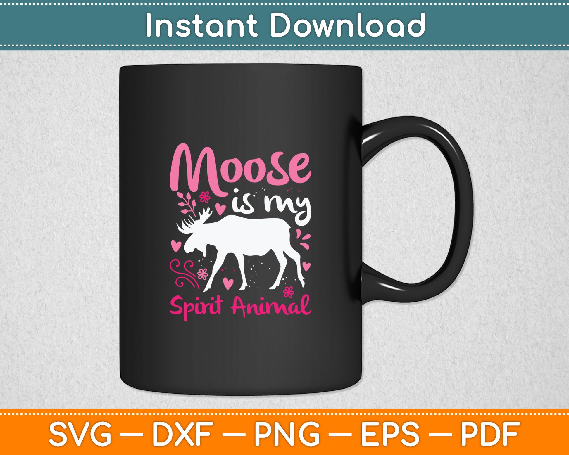 Moose Spirit Animal Svg Digital Cutting File